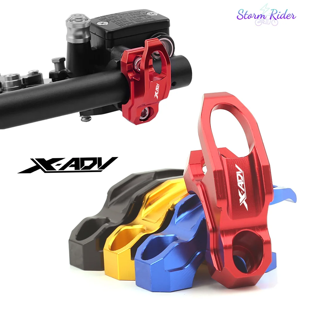 For Honda HONDA X ADV XADV X-ADV 750 300 650 xadv Motorcycle Accessories CNC Aluminum Helmet Hook Holder Clamp Bracket Cylinder