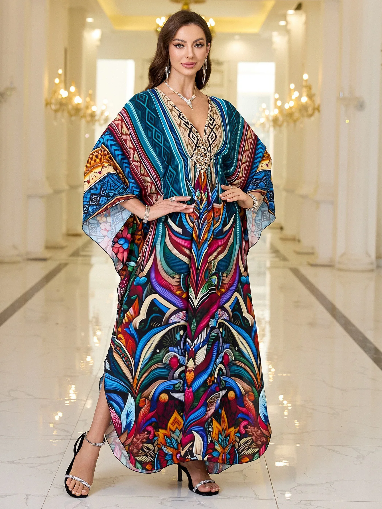 Women Kaftan Dresses Plus Size - огляд і ціна Cover Up Kaftan