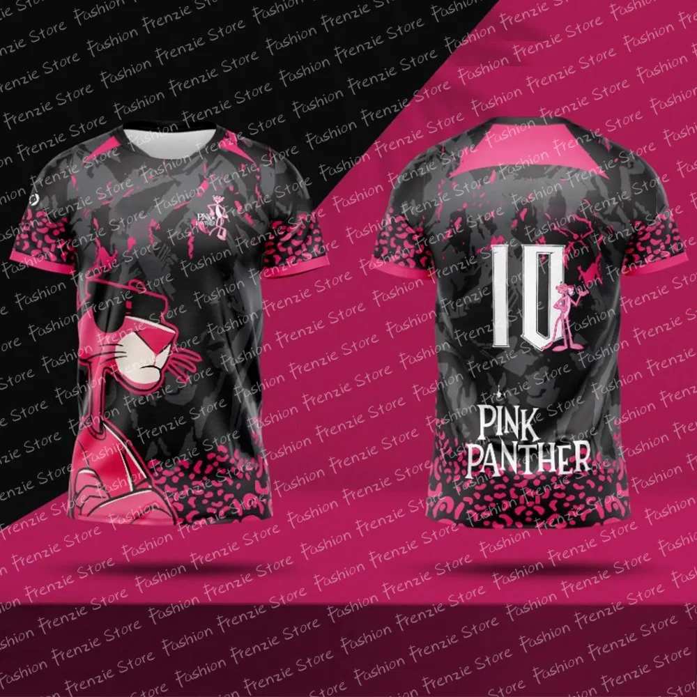 

Children's Disney Pink Panther sweatshirt, Bol, Garcon, children's birthday gift parent-child football short-sleeved shirt