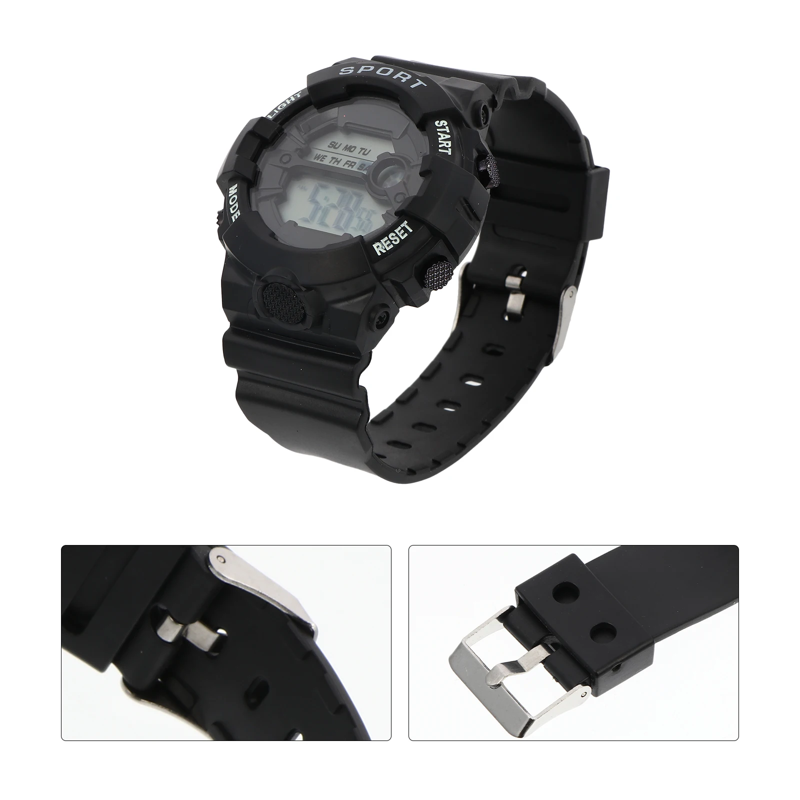 Luminous Waterproof Watch for Men Kids Large Screen Electronic Sport Wristwatch Backlight Durable Outdoor Watches Students
