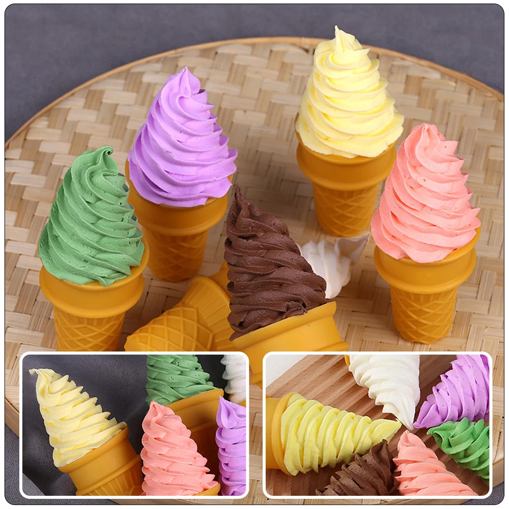 Desktop Fake Ice Cream Simulation Little Vacation Multi-function Decor Child Tabletop Toys