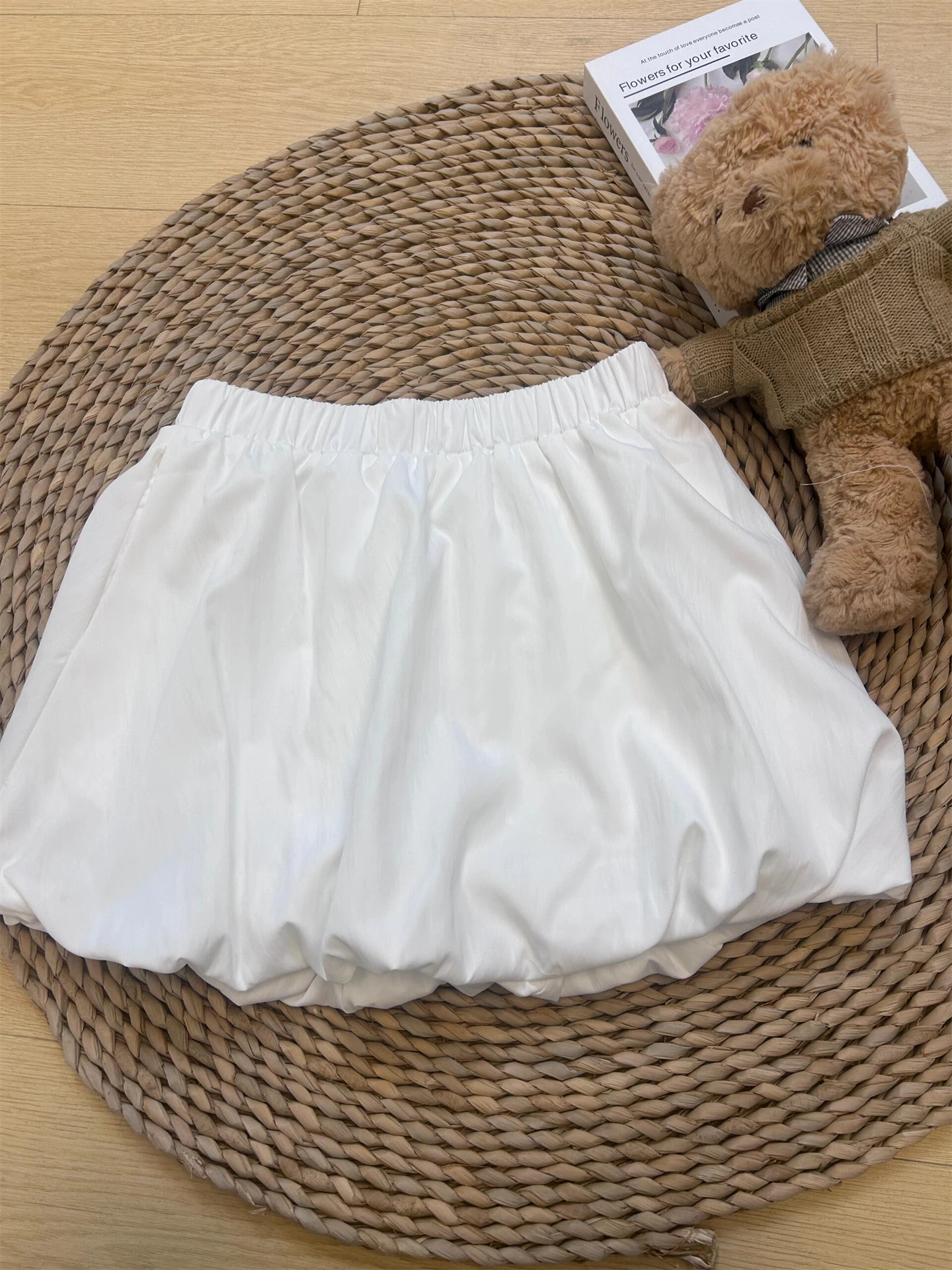High Waist Cake Short Skirt Women's Autumn Lantern Shorts Wide Leg Pants Skirt Casual Youth Teen Girls XMHP Brand Half Body S...