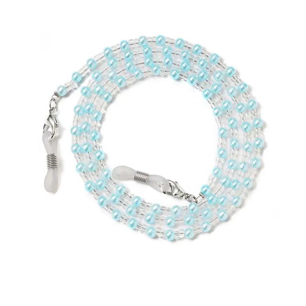 Women Eeyglasses Rope Sunglasses Chains Beaded Neck Strap String Glasses Chains Beads Glasses Chain Spectacle Cord Mask Chains