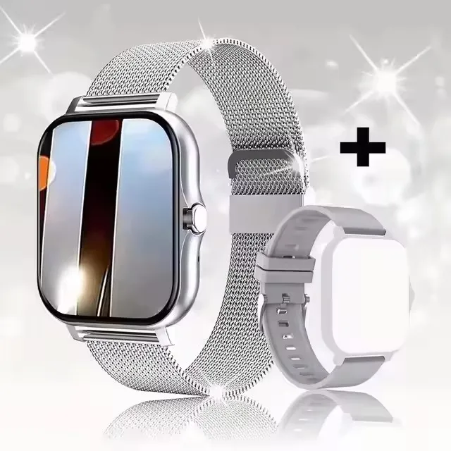 2026 Nieuw Smartwatch 1.44''HD Scherm Bluetooth Oproep Slaap Bloedzuurstof Bloeddruk Gezondheidsmonitoring Horloges Voor Vrouwen Mannen Ht30