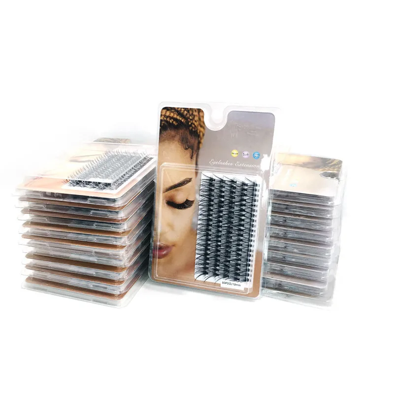 100Pcs Individual Eyelashes Professional Makeup Grafting False Eyelashes C/D volume eyelash extension individual lashes bunch