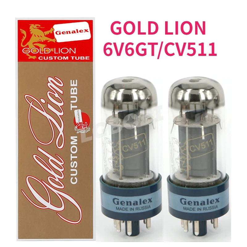 Vacuum Tube GOLD LION 6V6GT/CV511 Replacement 6P6P Tube Factory Tested Precision Matching DIY Tube Amplifier