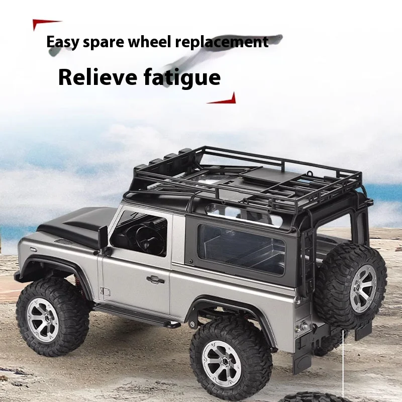 RC 1: 12 تصميم إطارات مزدوجة، جهاز تحكم عن بعد ثنائي الوضع متناسب تمامًا، مركبة تسلق قوية بأربع عجلات على الطرق الوعرة