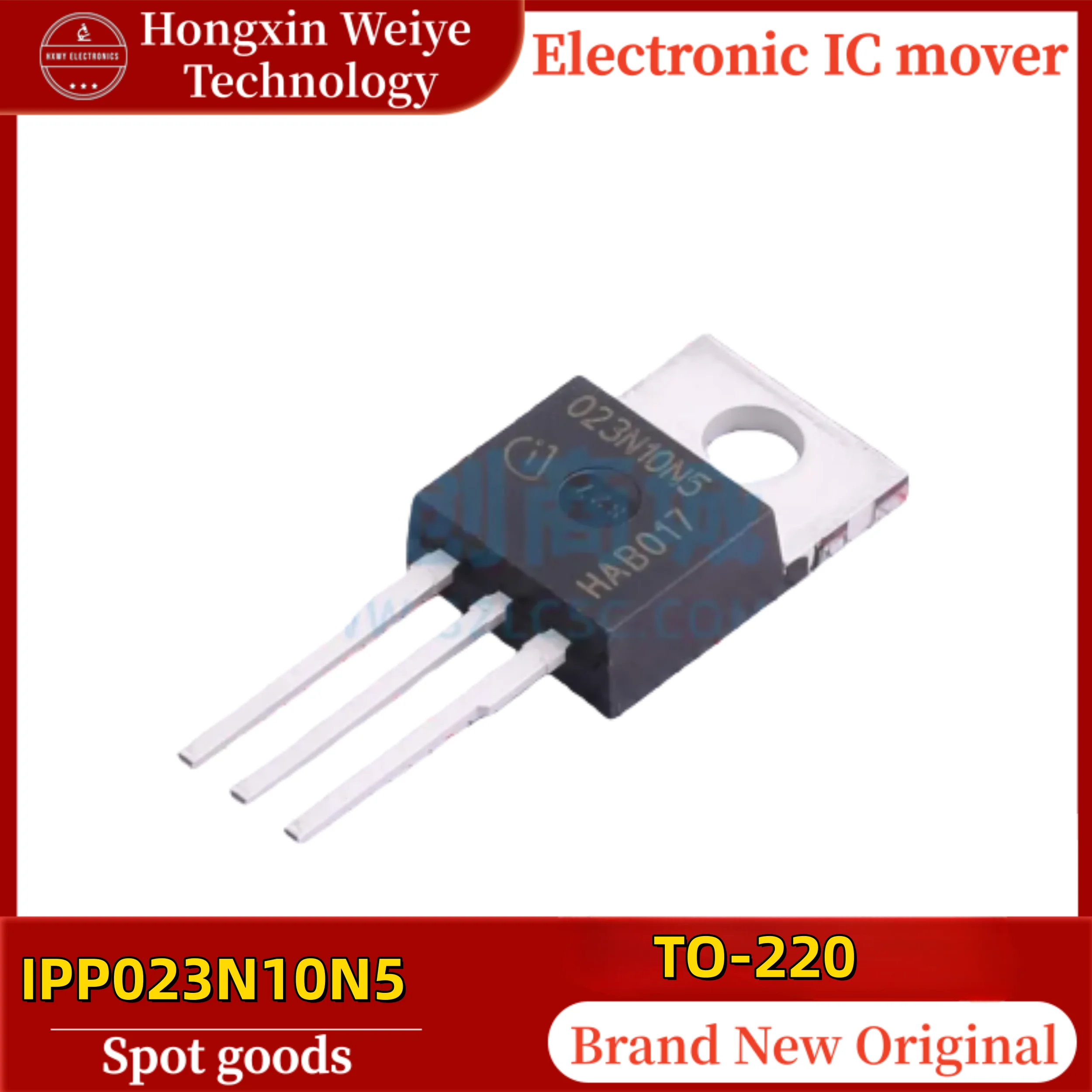 

(10/50 pieces) IPP023N10N5 with Silkscreen Mark 023N10N5 TO-220 100V 120A MOSFET Power Transistor IC 100% Original In Stock Fast