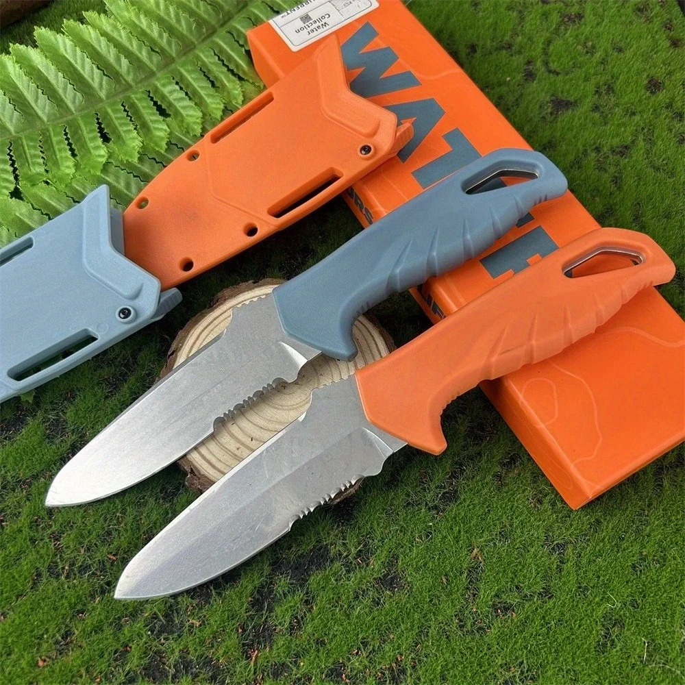 

BM 18040 Fixed Blade Knife with Sheath D2 Steel Blade Nylon Fiber Handle Bread Utility Camping Survival Multitools Fruit Knife