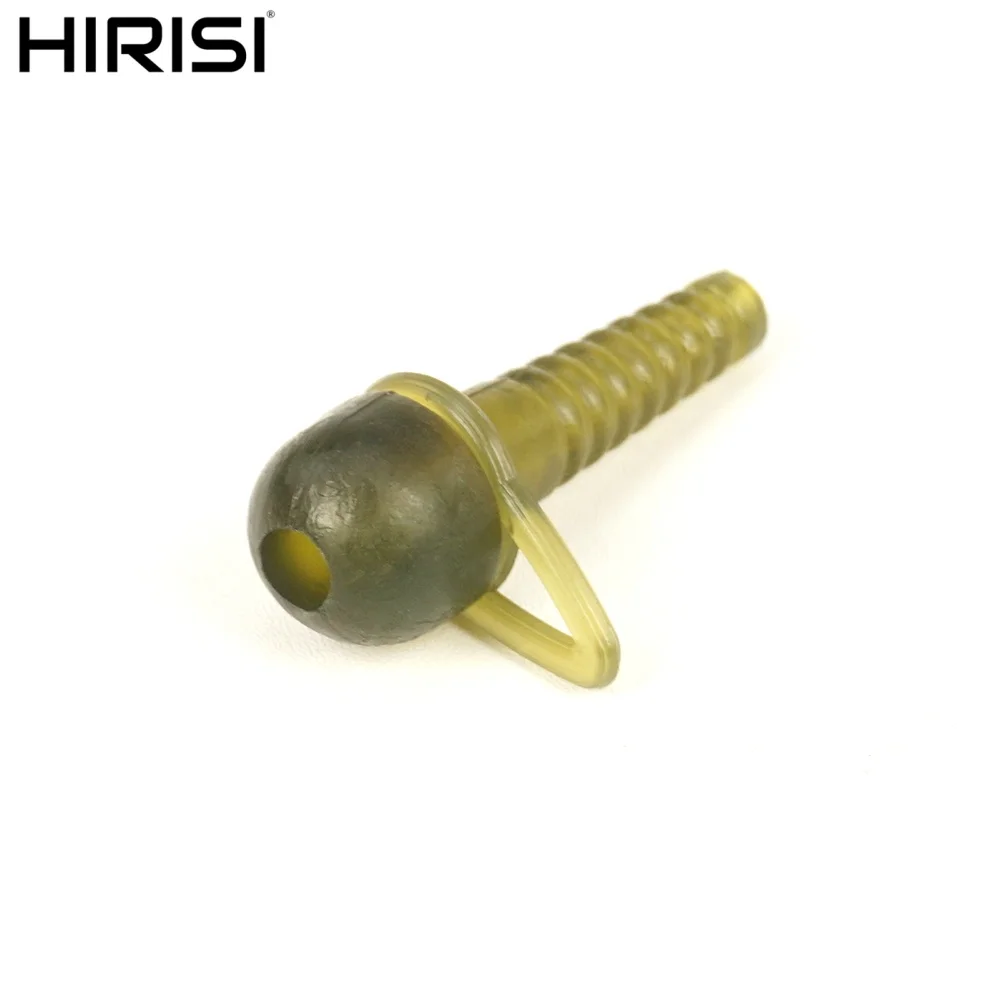 

Hirisi 20PCS Premium Rubber Lead Clips for Carp Fishing with Run Rig Rings and Connectors