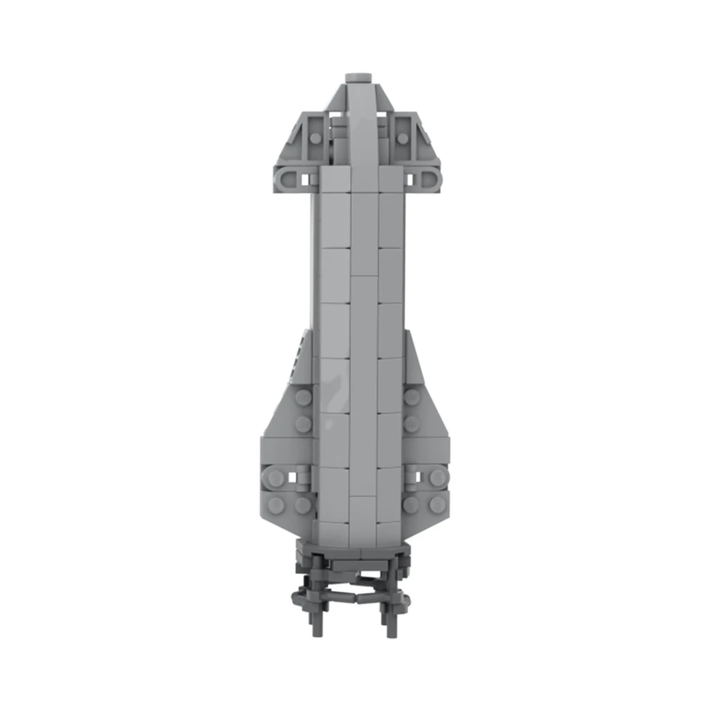 BuildMOC SpaceX Starship Super Heavy Carrier Rocket Building Blocks Set Falcon Launch Vehicle Bricks Toys For Kid Birthday Gifts