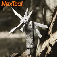 NexTool E1 Pocket Multi Tool 10 In 1 EDC Multi Functional Tools Replaceable Carving Knife Folding Scissors Screwdriver Scraper