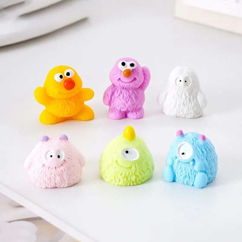 

Brand New Cute Decoration Cute Big-eyed Boy Little Monster Desktop Car Ornaments Children's Toys Ready in Stock