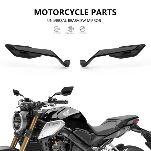 오토바이 혼다 CB650R CB500F CB1000R 윈드 윙 스텔스 윙렛 백미러 CB750 CB400F XADV750 용 새 사이드 뷰 미러
