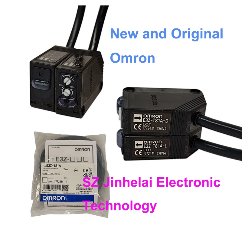 New and Original Omron 12-24VDC Photo Light Sensor Switch E3Z-T61 E3Z-T61A E3Z-T81 E3Z-T81A E3Z-T82 E3Z-LT61 E3Z-LT81 2M BY OMC