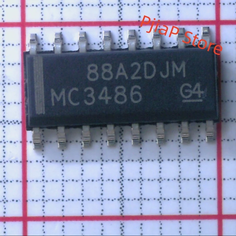 10pcs   MC3486DR    MC3487DR    SOP16  New original