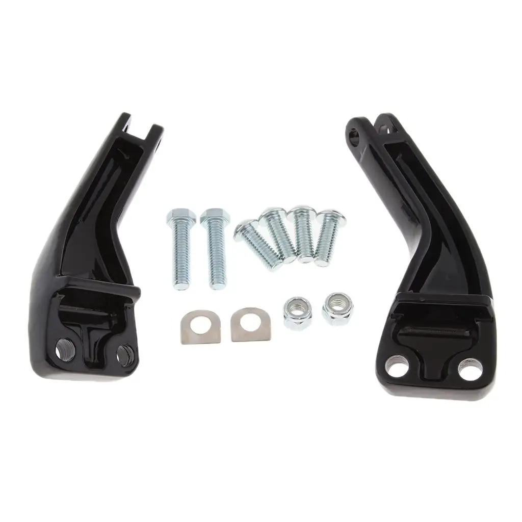 

1 Pair Motorcycle Passenger Foot Peg Mounting Brackets Mount Kit for 2006-2017 Foot Pegs Mount With Hardware