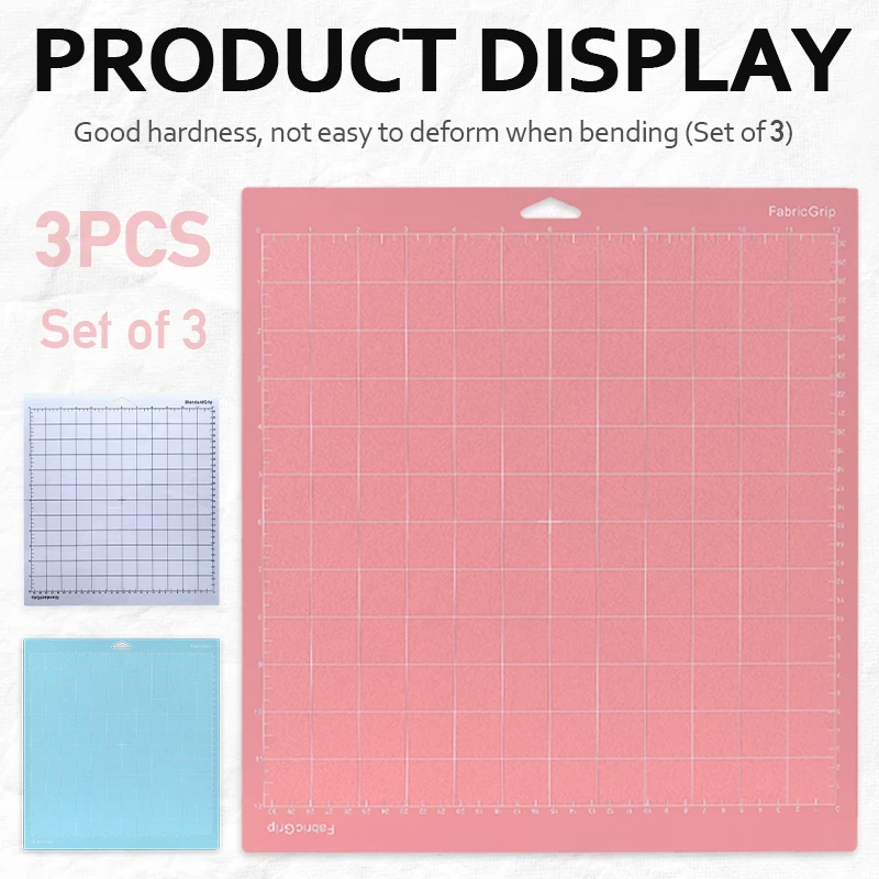 3 шт. разных цветов Cameo 4 режущий коврик, гравировальная машина, базовая пластина для Cricut/Cameo 4 режущий плоттер, базовая пластина 12*12 дюймов
