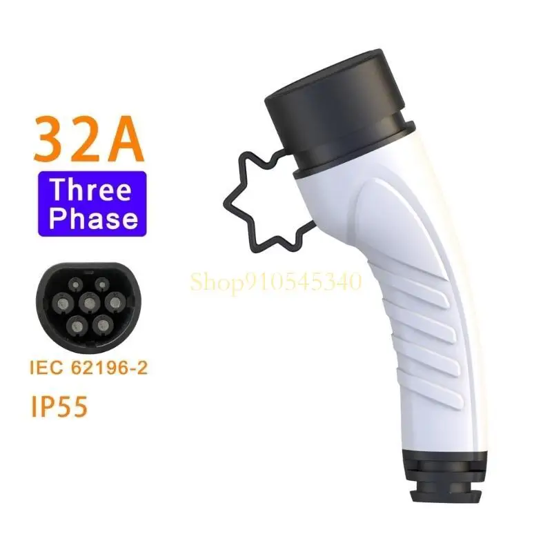 

U2JA Electric Vehicle Charging Connector Adapter Type 2 IEC 62196-2 For Home Garage Public Stations And Workplace Convenience