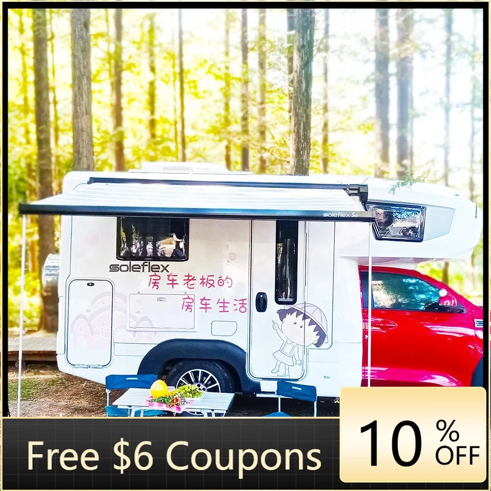 مظلة RV اليدوية بمحرك STLF Soleflex S27E لقافلة المقطورة Motohome #1