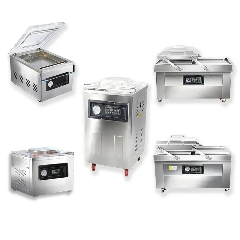 

Automatic wet and dry vacuum food packaging machine, double chamber vacuum sealing machine
