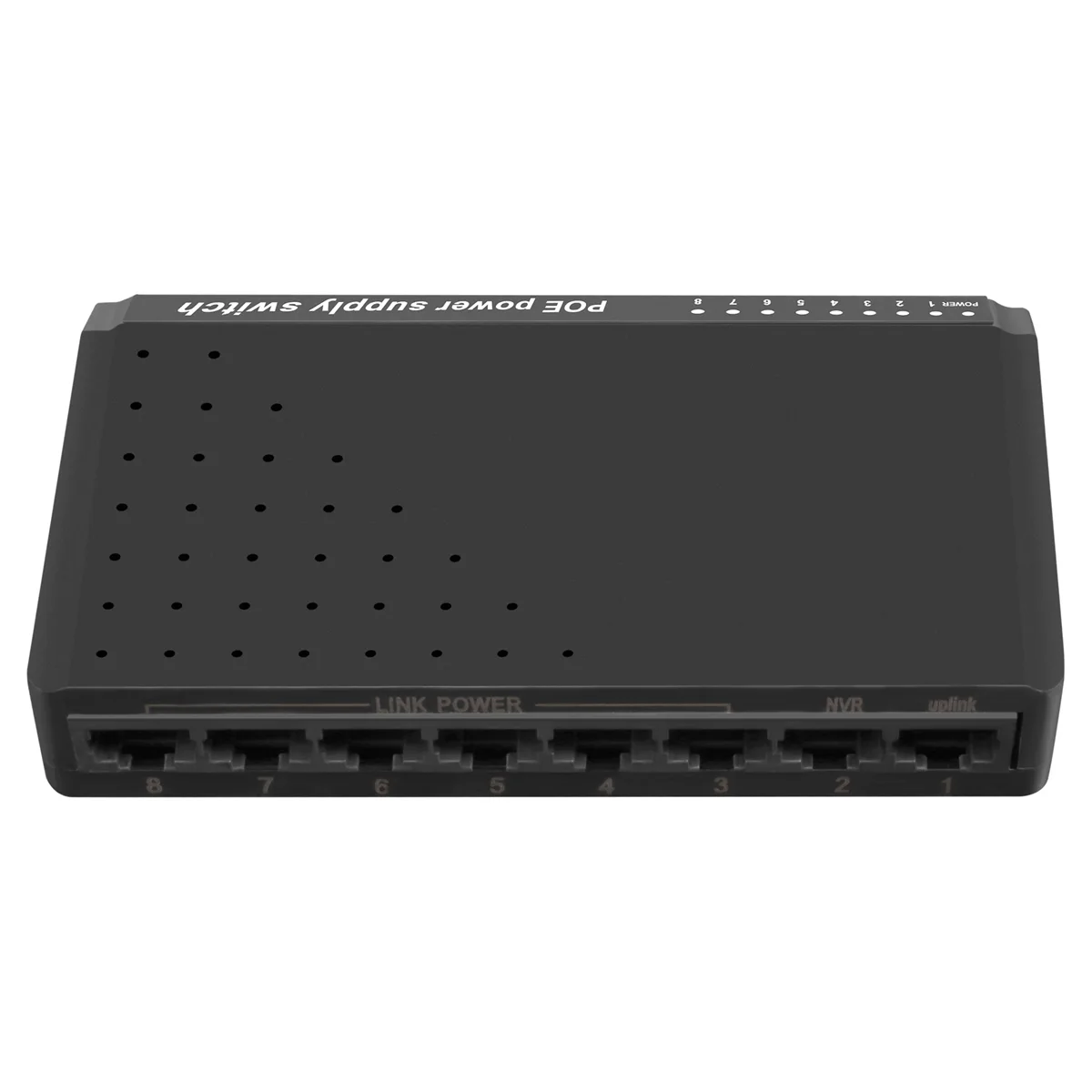 New 8 Ports 6+2 POE Switch Injector Power over RJ45 Ethernet Without Power Adapter Family Network System 10/100M for Cameras