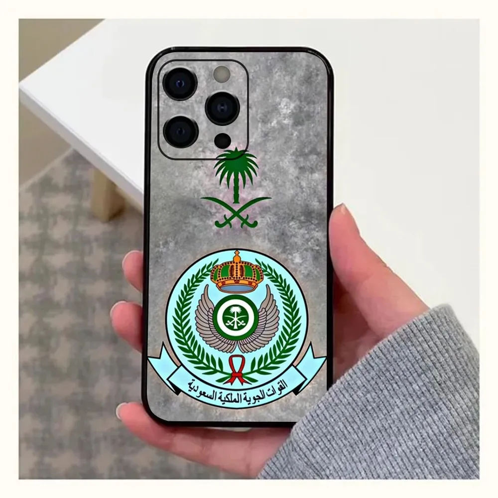 Kingdom Of Saudi Arabia Flag Phone Case For Apple iPhone 15,14,13,12,11,Pro,X,XS,Max,XR,Plus,Mini Soft Black Cover