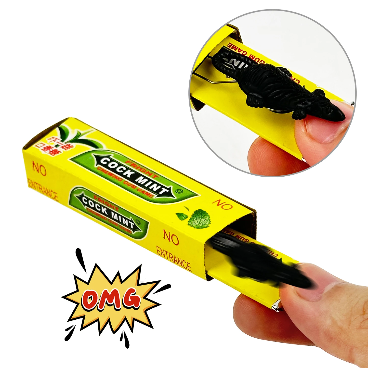 Spray gum pranks and pranks funny bugs scary candy toys