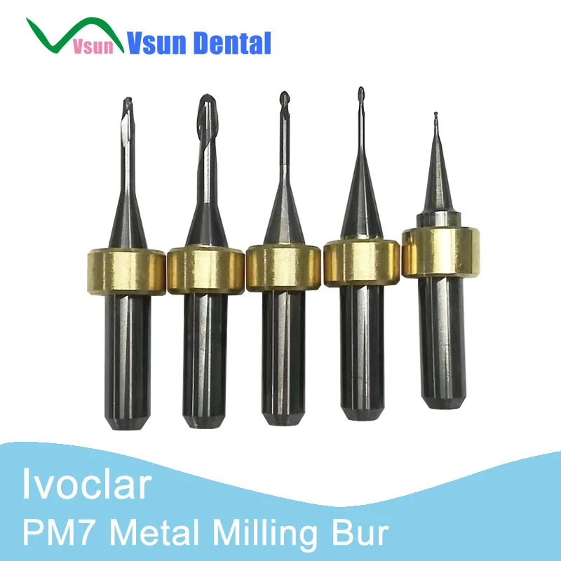 PM7 Ivoclar Metal Milling Burs Cutters Tools Dental Laboratory Milling Grinding Tools for Metal Titanium Disc Cobalt Chrome Disc