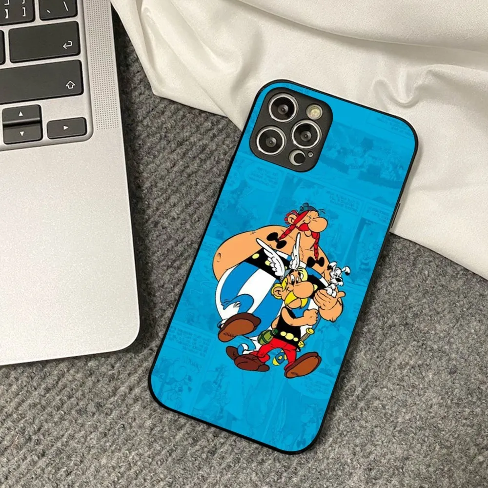 Asterix O-Obelix Phone Case For iPhone 15 6 7 8 Plus 11 12 13 14 Pro SE 2020 MAX Mini X XS XR Back Funda Cover