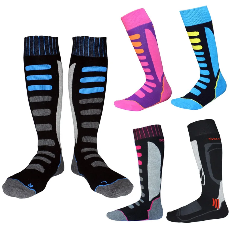 Soared Family Ski Socks Thermal Winter Kids Adults Essential Merino Wool Blend Cushioned Hiking Moisture-Wicking Matching Gear view 5