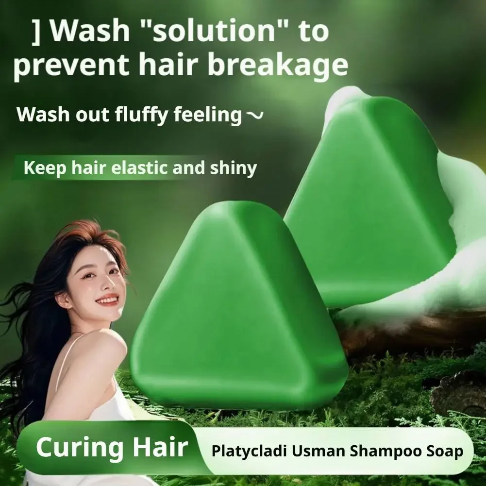 Orchidaceae Usman Grass Shampoo صابون يدوي الصنع بصيلات الشعر زيت منعش ساخن مهدئ مغذي للتحكم في الشعر والشعر F I9B0 #6