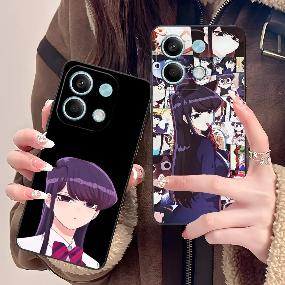 

Komi Shoko Mobile Cell Phone Case for POCO M6 M5 M4 M3 X7 X6 X5 X4 X3 F6 F5 F4 Pro GT 5G Colour Protective Cover Pretty Luxury