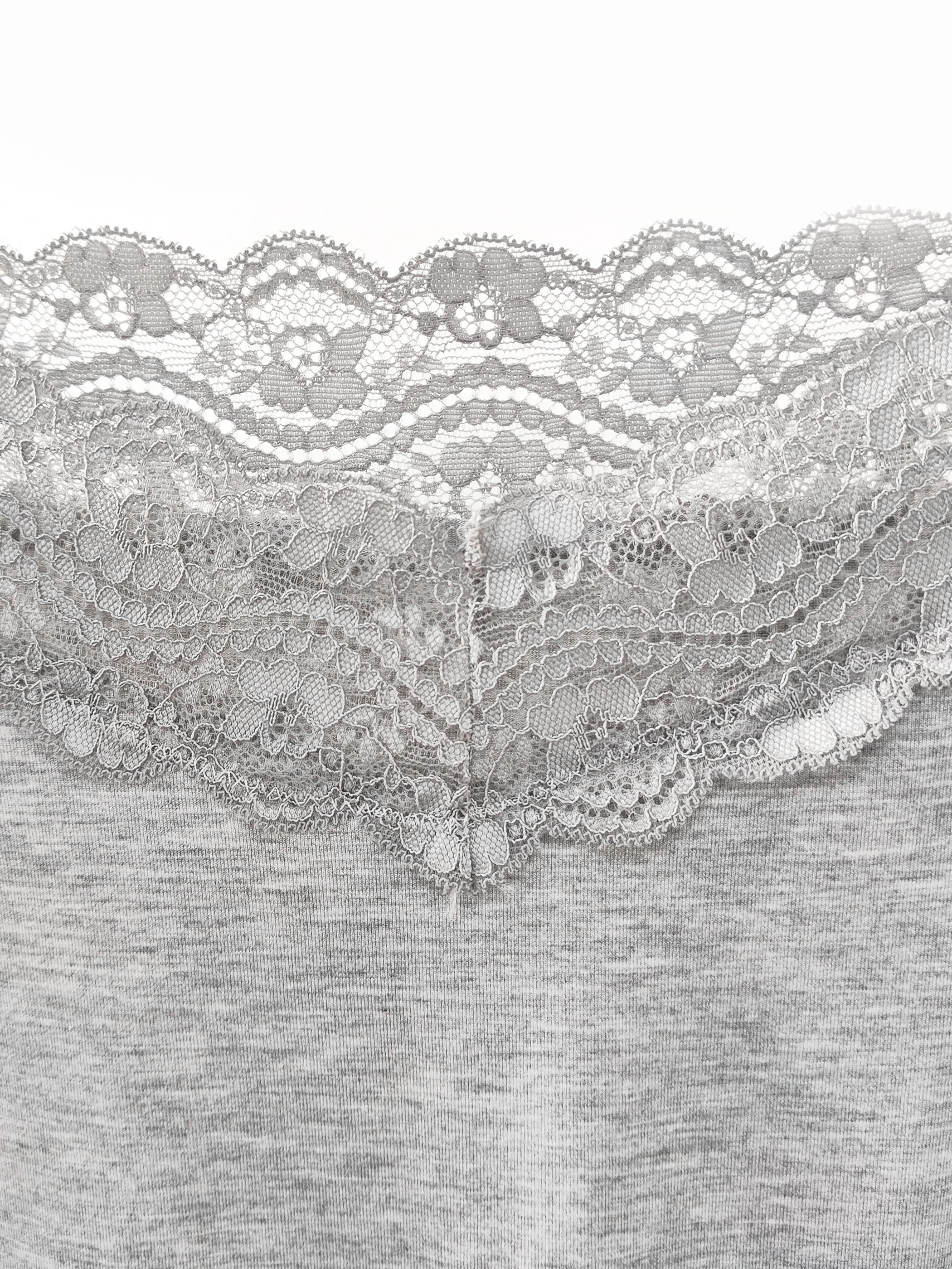 女性用レースキャミソール、無地カジュアルベスト、レーススプライシング、内側または外側で着用可能