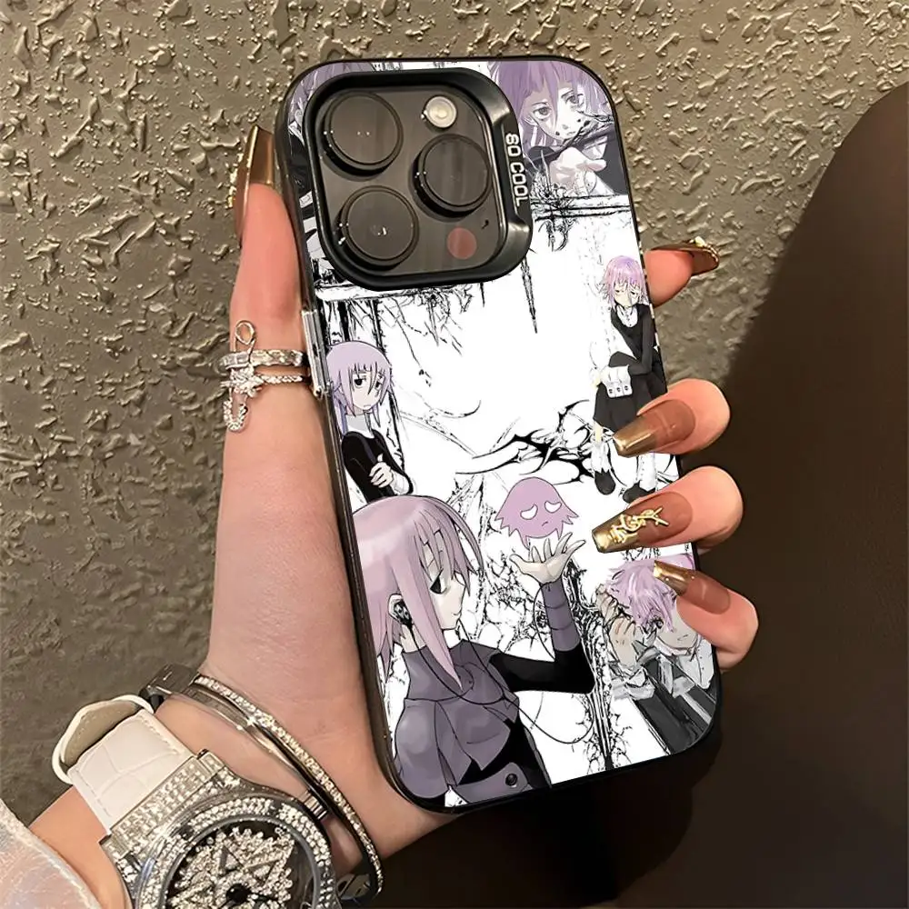 Crona Soul Eater Phone Case For iPhone 16,15,14,13,12,11,Pro,Max,Plus,Mini,XS,SE Anti Fall Black Matte Hard Bumper