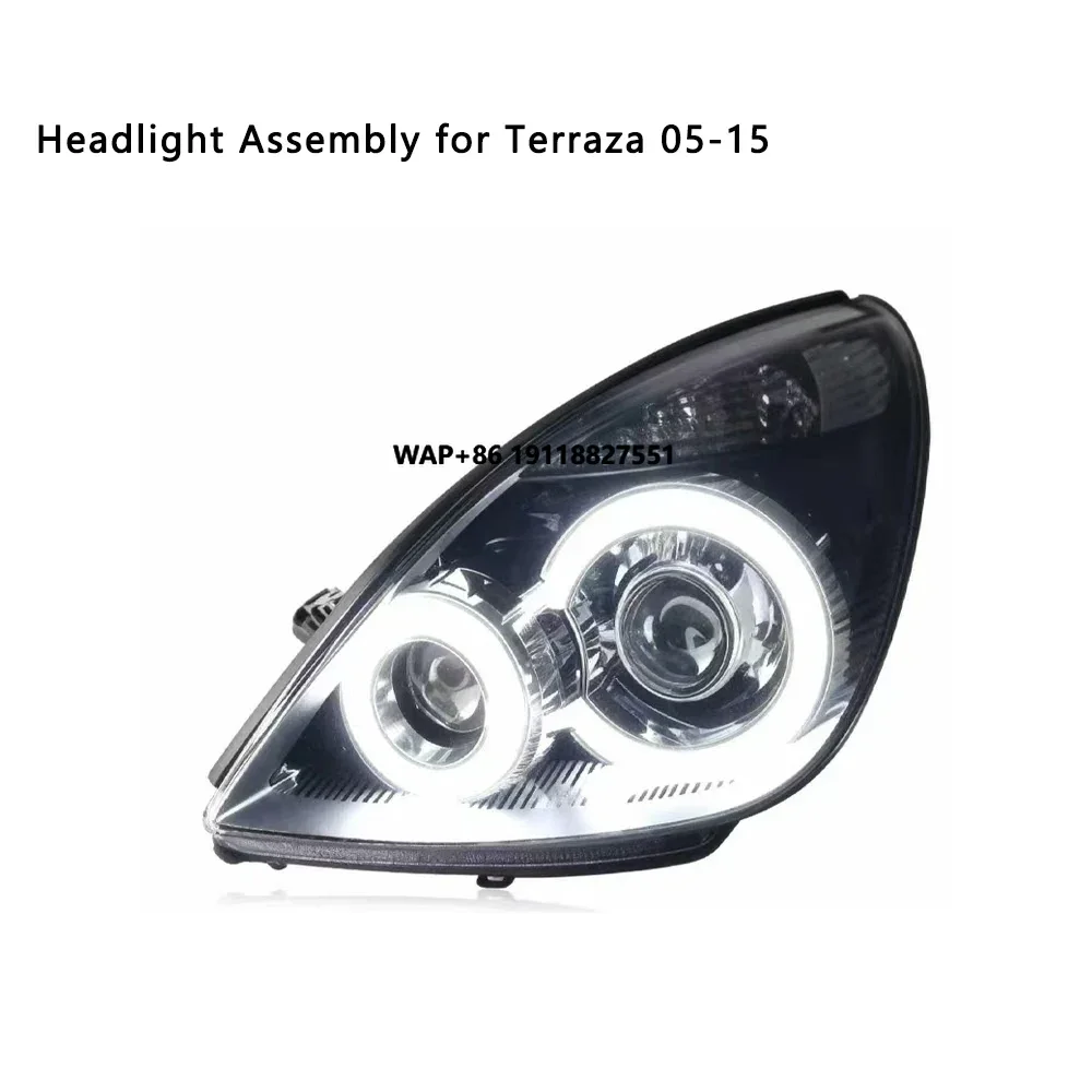 

New 05-15 for Terraza Headlight Assembly with H4 Bulb and 6000k Xenon Daytime Running Lights (Xenon)