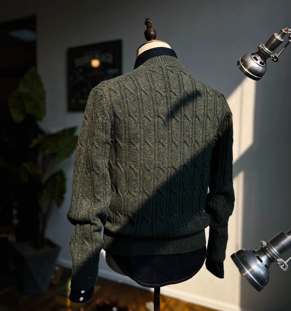 CDS440 Cidu Super Top Quality Heavy Thick 550GSM Jumper Big Flexible 80% Merino Wool Warm Pullover