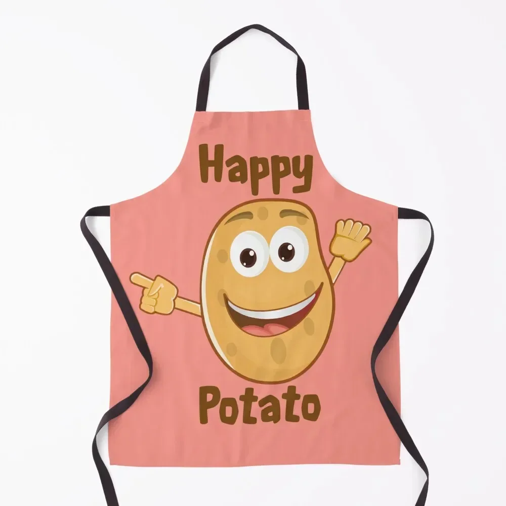 Happy Potato - happy, cheerful potato Apron Dress Kitchen And Home Items Apron