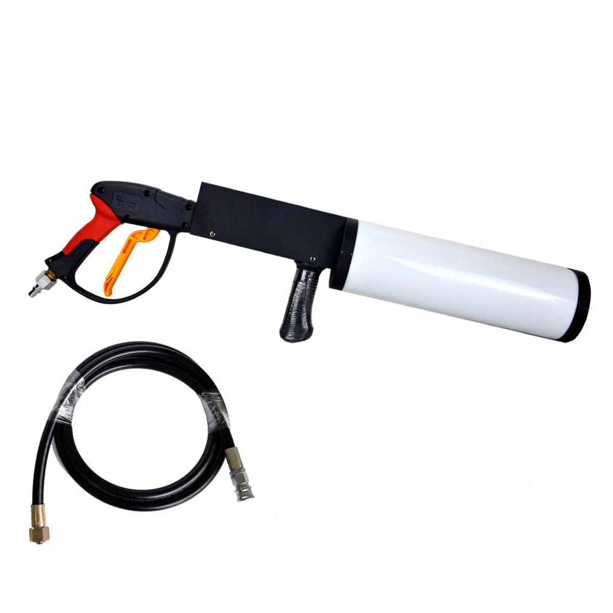 Colorful LED CO2 Spray Gun with Rechargeable Battery Dry Ice Hand-held Air Smoke Cyro Cannon Machine for Stage DJ Disco Club