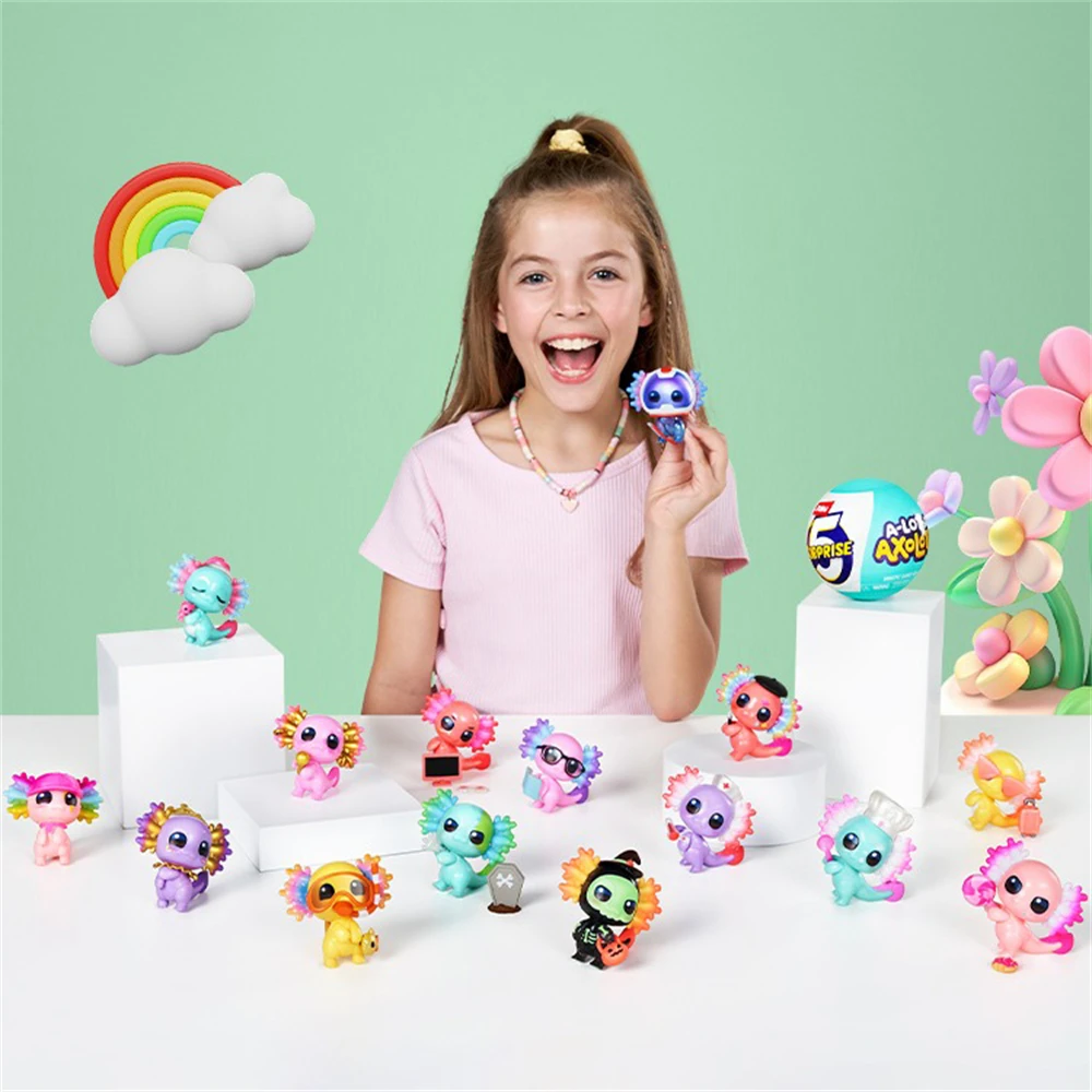 ZURU 5 Surprise Egg A-Lot-A Axolotls Series Surprise Themed Axolotls مع 5 ملحقات فريدة من نوعها ألعاب تخيلية ممتعة للأطفال #5