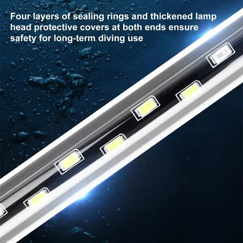 Submersible Aquarium Light Led Aquarium Light Bar Fish Tank Accessories Led Light Bar Stick Underwater Decorations