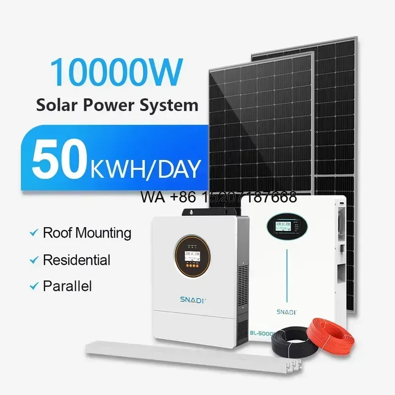 Wmwmnu for Wmwmnu for SNADI Portable Solar System 3000W 5000W 10000W 10KW 12KW All in One Off Grid Solar Power System