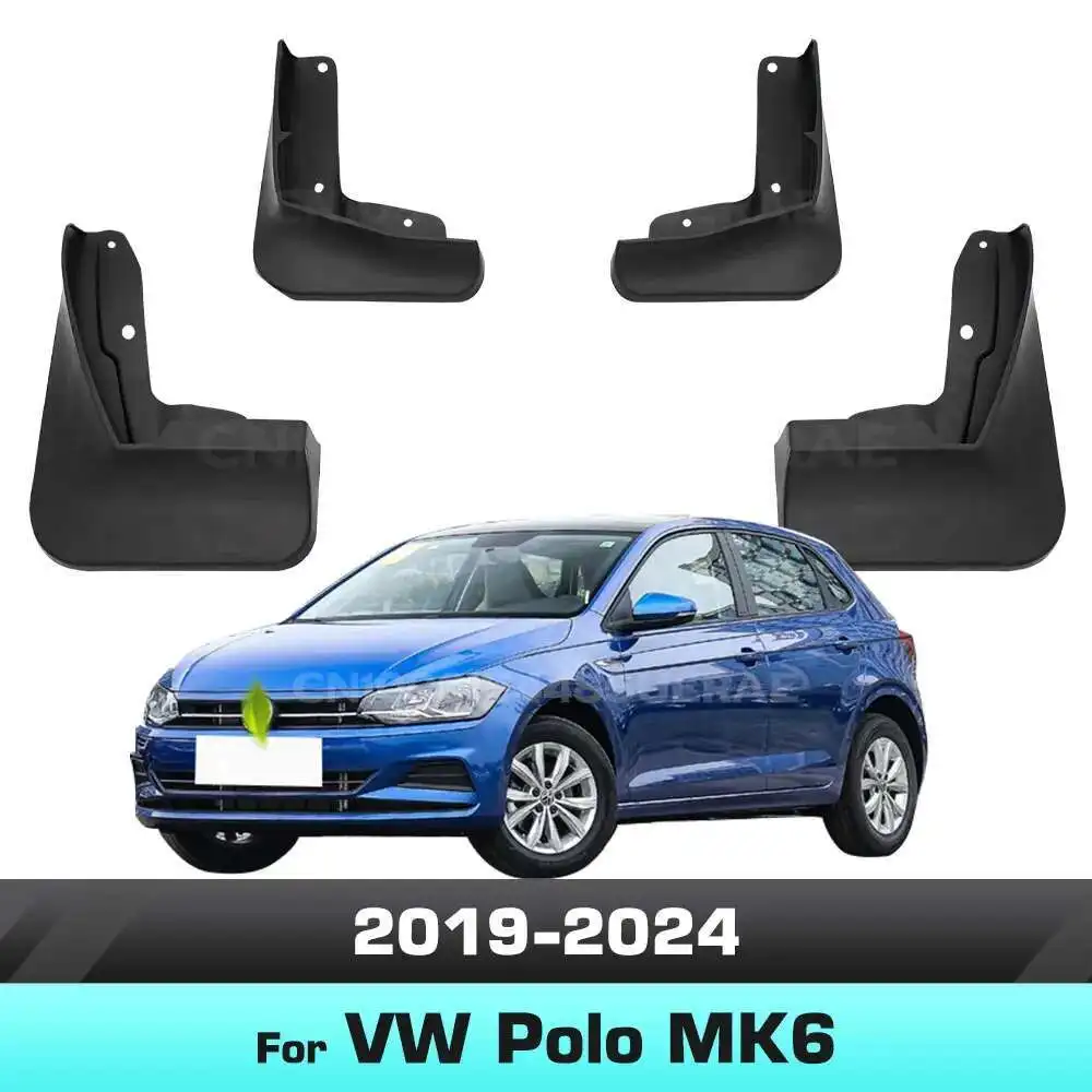 

For Volkswagen VW Polo AW MK6 2019 2020 2021 Fender Mudflaps Splash Guards Mudguards Mud Flaps car Accessories