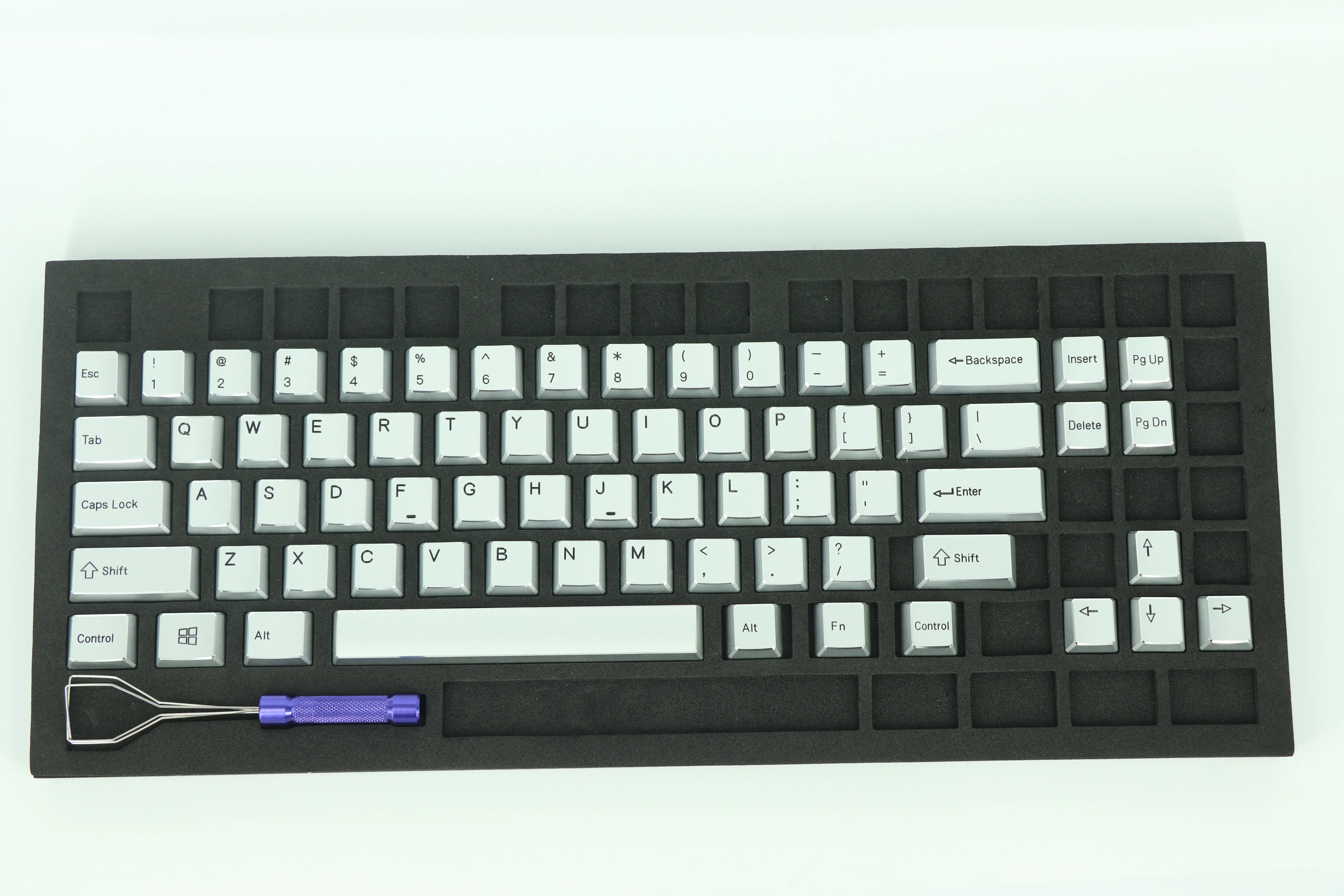 HiUM アルミニウム合金キーキャップセット 68% メカニカルキーボード用