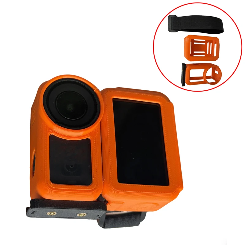 

1Set For DJI OSMO Nano Action Camera Protective Case Support Horizontal/Vertical Shooting 3D Printing Protector Accessories