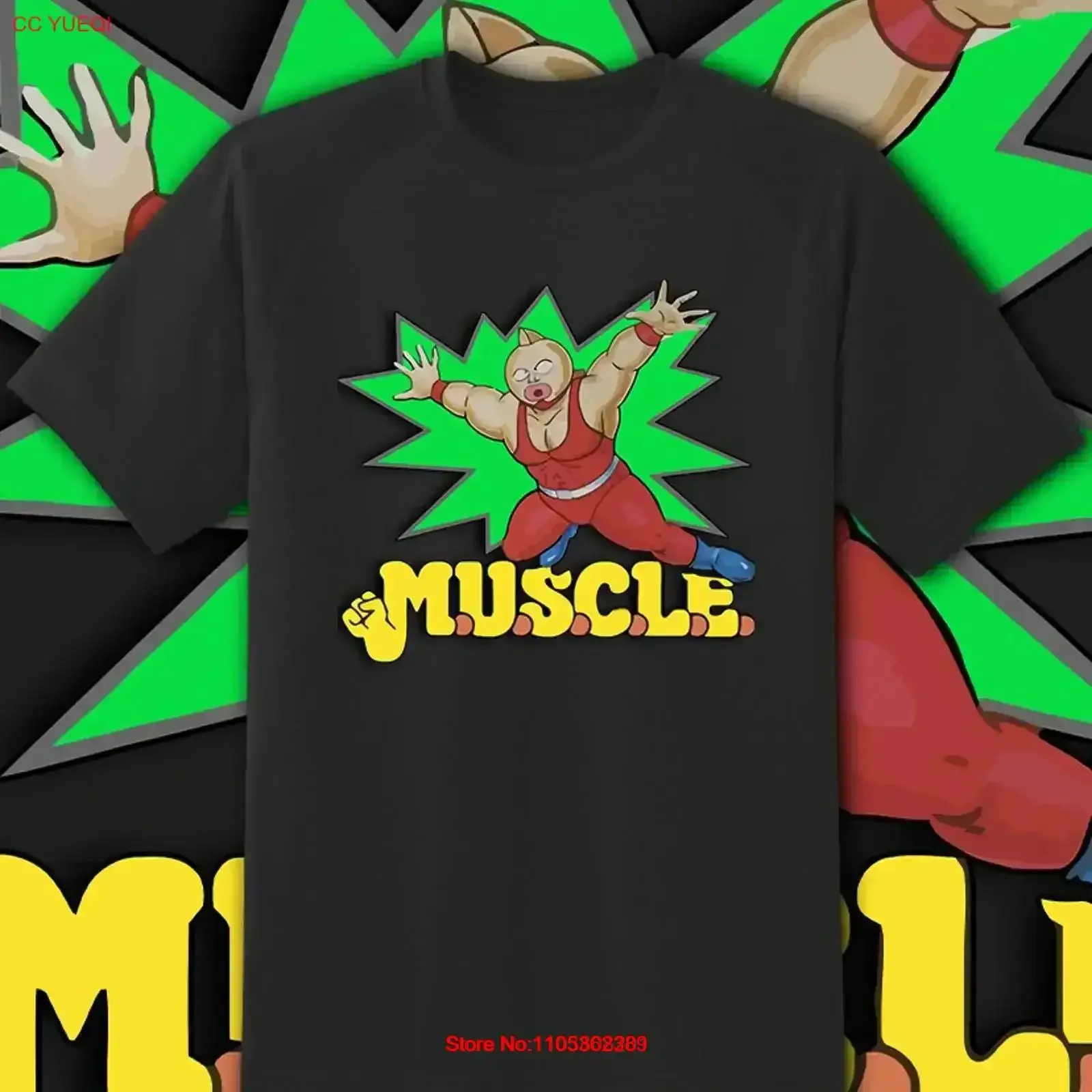 M U S C L E Herren Muskel-T-Shirt im 80er-Jahre-Stil für Erwachsene und Jugendliche Schneller Versand Vintage-Look Lässige Designer-Kleidung Mode Streetwear