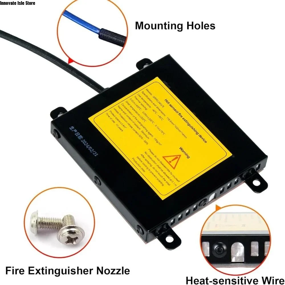 20g Aerosol Self-Activating Automatic Fire Suppression Device Fire Suppression Hot Aerosol Extinguishing Sticker Device