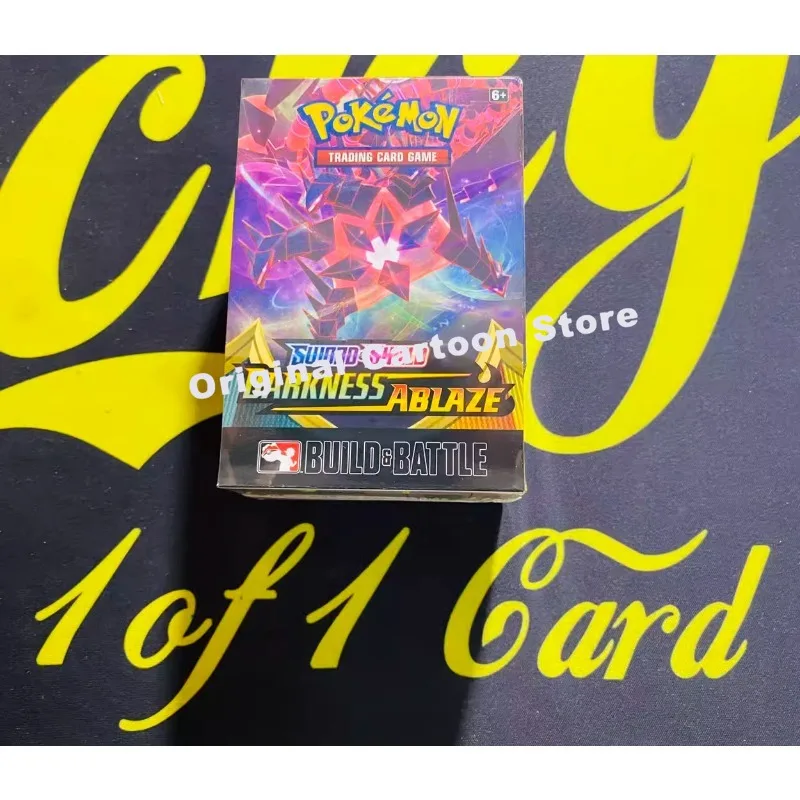 Original Genuine Pokemon Trading PTCG Card Sword&Shield U.S Edition English SS3 Building Box Bulid&Battle Anime Games Child Gift