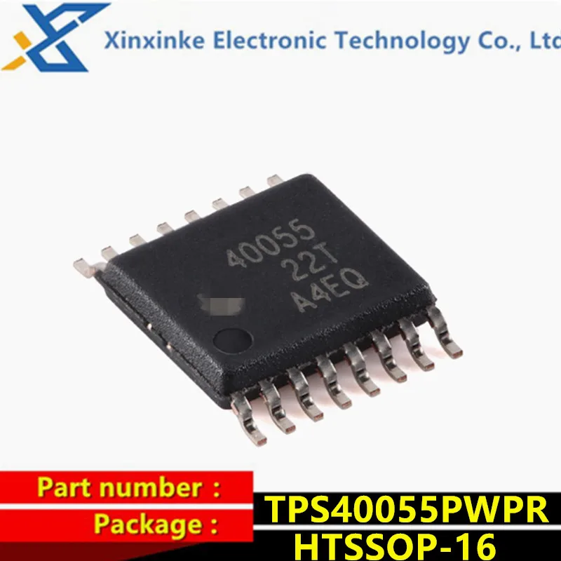 

5PCS TPS40055PWPR HTSSOP-16 Mark: 40055 Switching Controllers Wide Input Sync Buck Cntrlr source/sink Power Management ICs