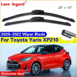 2x For Toyota Yaris XP210 2022 2021 2020 Accessories Car Front Wiper Blades Windshield Windscreen Window Brushes 24